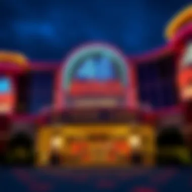 Exterior view of 4 Winds Casino showcasing its architectural design