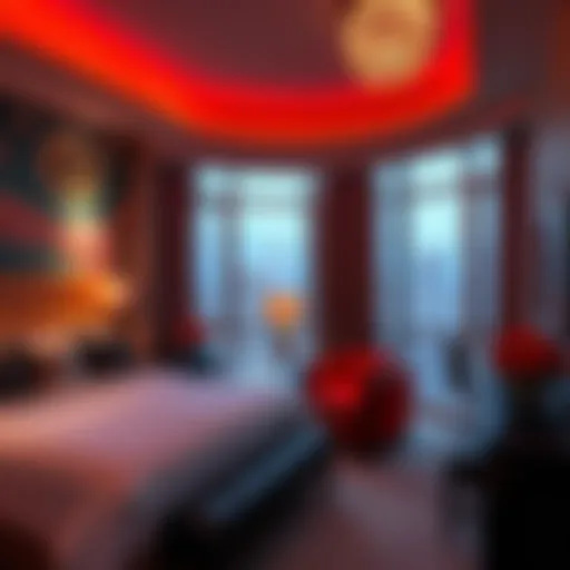 Luxurious hotel suite in Las Vegas