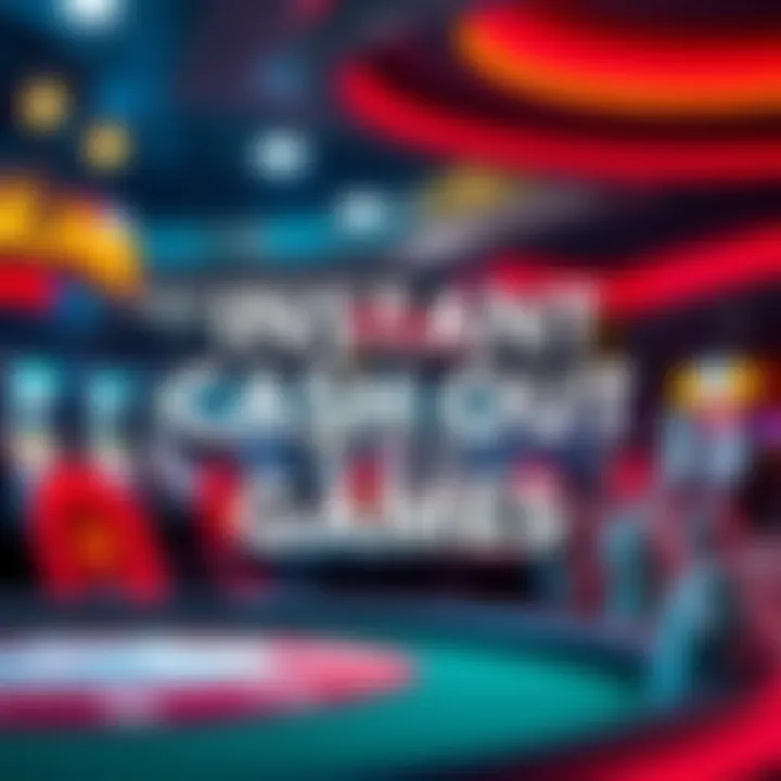 A visual representation of the advantages of instant cash out games