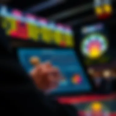 Analyzing statistics on a digital tablet