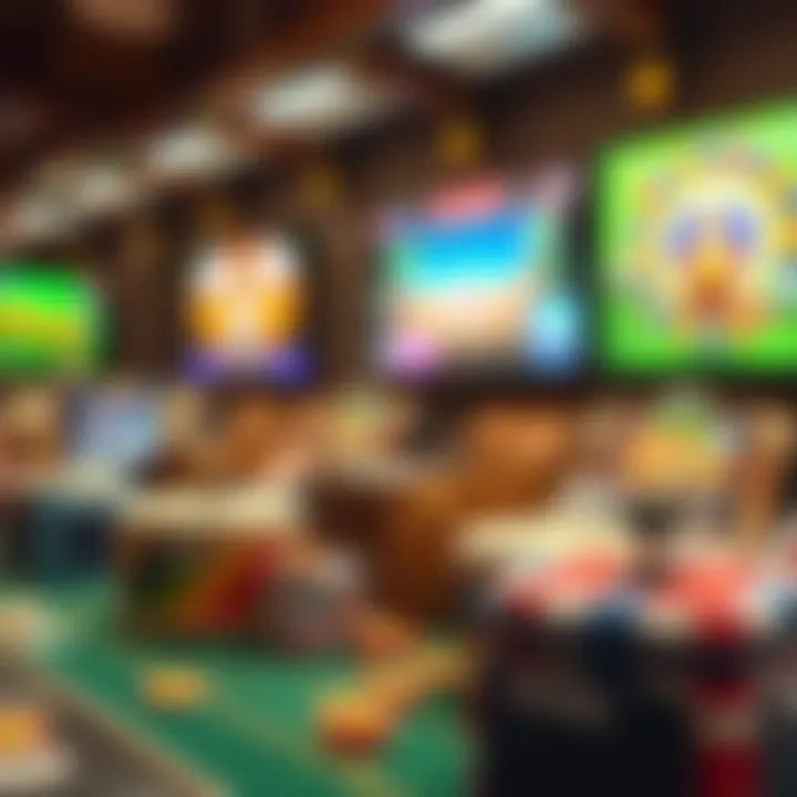 An illustration showing different types of Android games available for real money