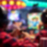 A player engaging with a mobile game that offers cash rewards