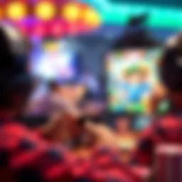 A player engaging with a mobile game that offers cash rewards