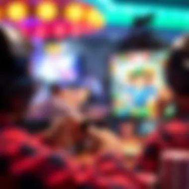 A player engaging with a mobile game that offers cash rewards