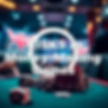 A visual representation of potential risks associated with gaming for money