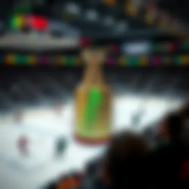 A dynamic visualization showing the fluctuation of Stanley Cup odds throughout the season.