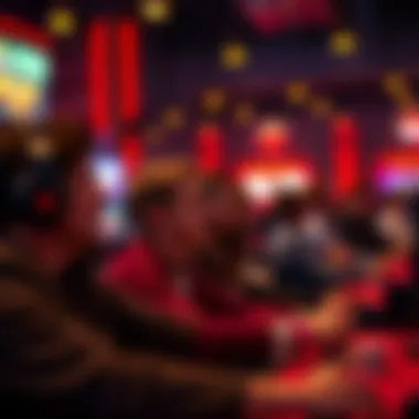 Engaged audience watching BC Slots content