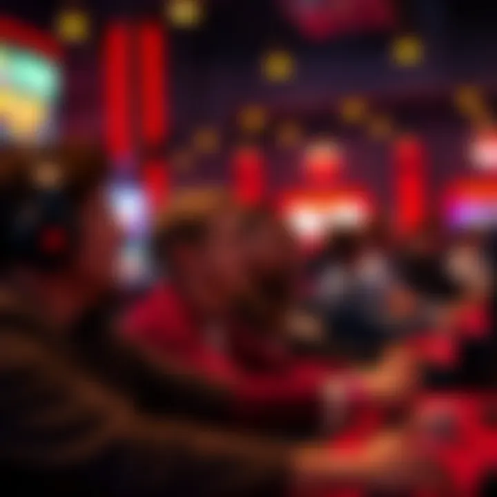 Engaged audience watching BC Slots content