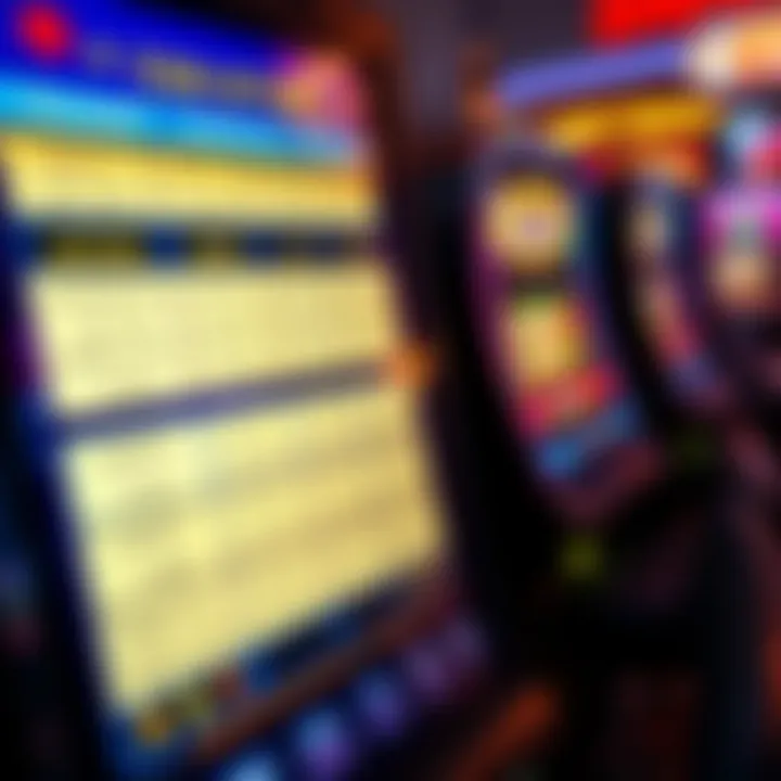 Diverse Betting Options A close-up of the betting options available in video craps, illustrating the variety of choices