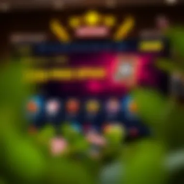 An overview of Bitstarz Casino interface showcasing free spin offers.