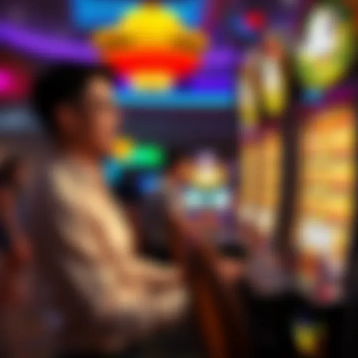 Strategic gameplay session at a Buffalo Gold slot, focusing on player engagement