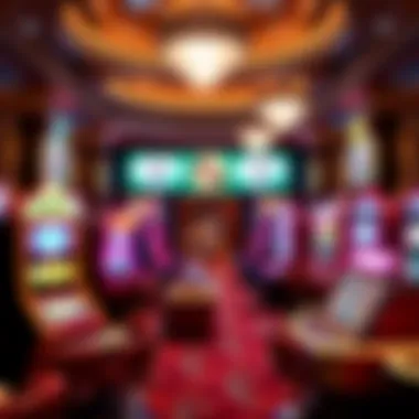 Diverse Gaming Options at Caesars Casino Interior of the casino highlighting various gaming tables