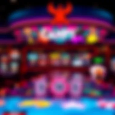 Interactive Gaming Interface of Canopy Rivers Casino Vibrant digital gaming interface showcasing diverse casino options