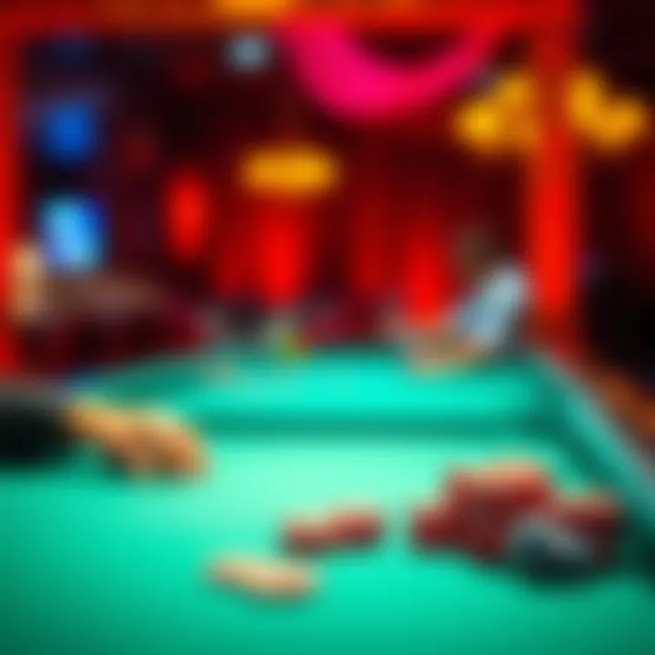 Vibrant color palette for casino event attire