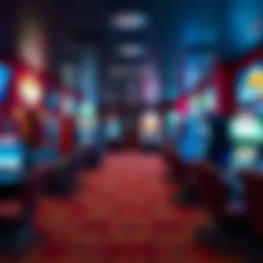 Interior of a charitable gaming establishment in Alaska