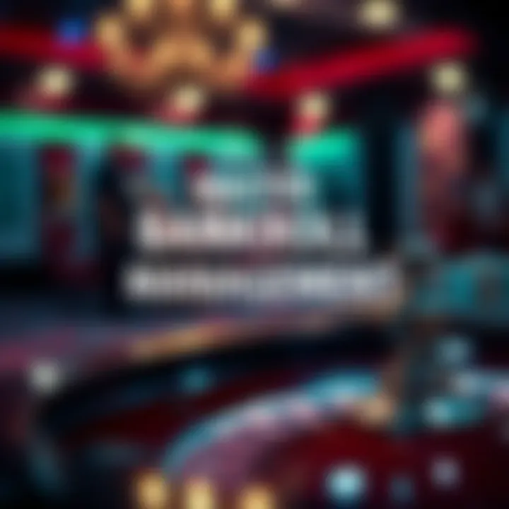 A graphical representation of bankroll management techniques