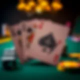 Elegant design showcasing custom poker card covers