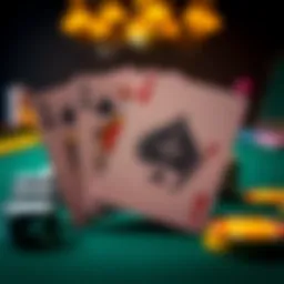 Elegant design showcasing custom poker card covers