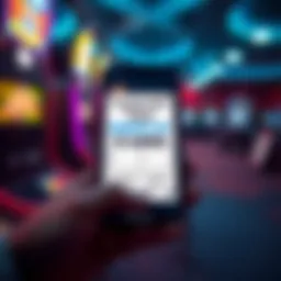 Digital scratch-off ticket displayed on a smartphone screen