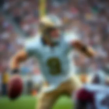 Drew Brees: The NFL Icon Drew Brees in action on the football field