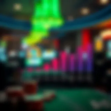 A dynamic chart illustrating the evolution of online gaming trends