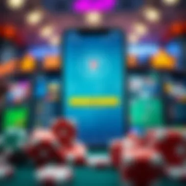 Visual representation of diverse betting app interfaces