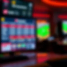 Overview of Barstool Sportsbook's user interface