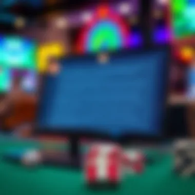 A screen displaying legal guidelines for online gambling in the USA