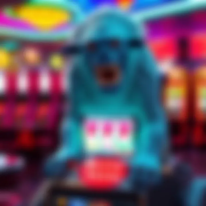 Betti the Yetti slot machine in a vibrant gaming environment