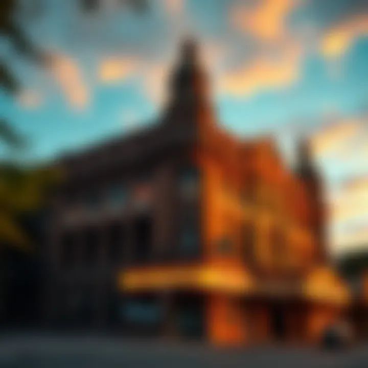 Historic building representing the evolution of casinos in Atlanta.