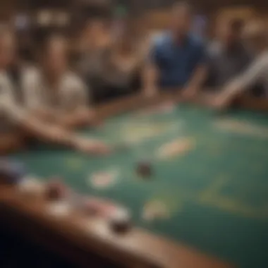 Diverse Gaming Options Available A variety of gaming tables featuring card games