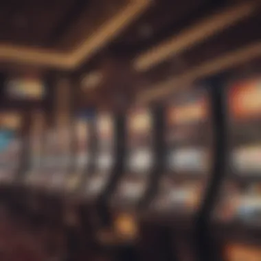 Modern casino interior featuring classic slots