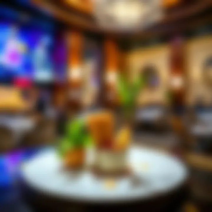 An upscale dining experience at a renowned restaurant within MGM Resorts