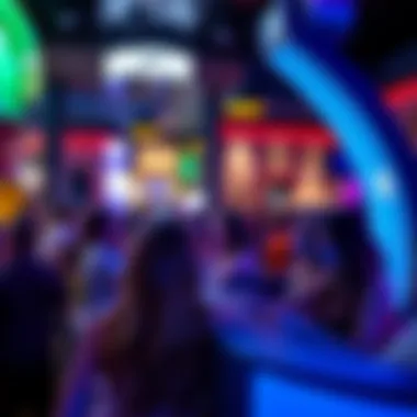 A vibrant nightlife scene at MGM Resorts with patrons enjoying entertainment