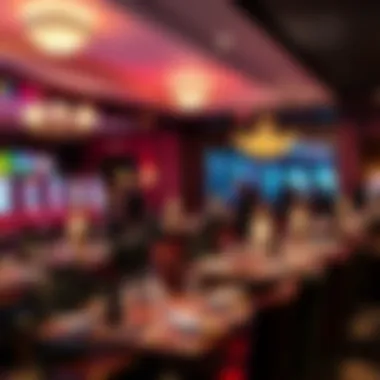 Dining area at Crosswinds Casino featuring exquisite culinary offerings