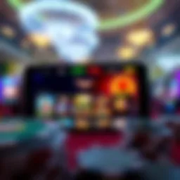 Mobile screenshot of Desert Nights Casino interface showcasing games