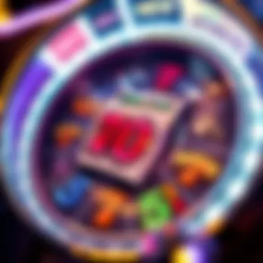 Excitement of Spinning Reels in Penny Slots Close-up of a spinning slot machine reel showcasing vibrant symbols