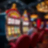 Visual representation of a progressive jackpot slot machine