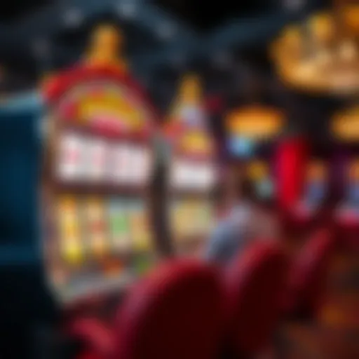 Visual representation of a progressive jackpot slot machine