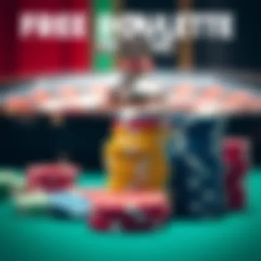 A close-up view of roulette chips in various colors stacked on a table