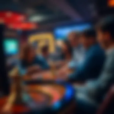 A group of friends enjoying an online roulette session together