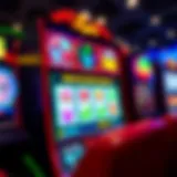 Vibrant interface of a popular slot machine game