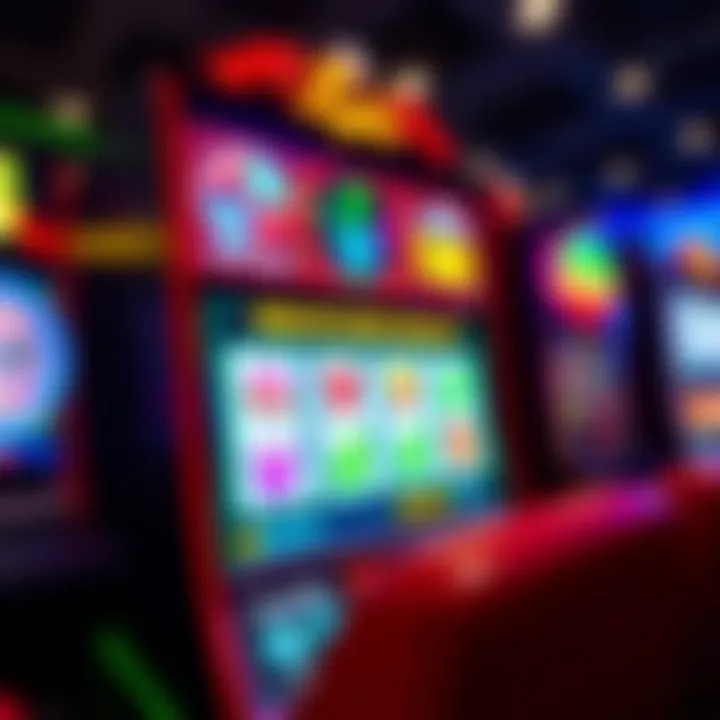 Vibrant interface of a popular slot machine game