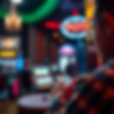 Player enjoying free slots on a mobile device