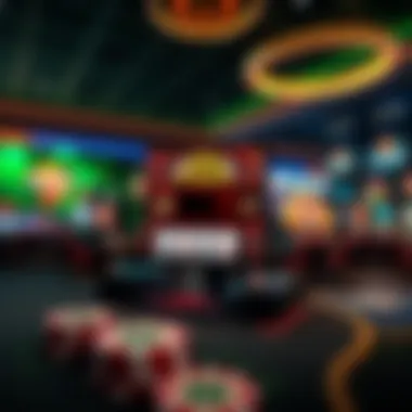 Collage of various online gaming platforms for video poker