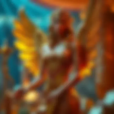 A thematic depiction representing the alluring themes and design elements of Golden Goddess free slots.