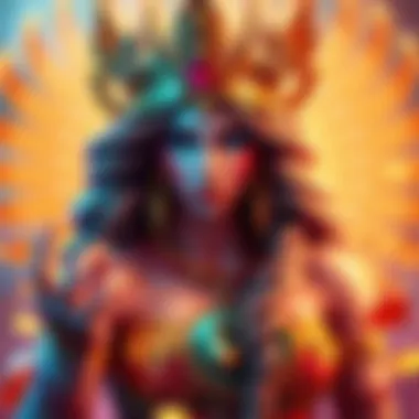 A captivating visual of Golden Goddess free slots featuring vibrant graphics and enchanting symbols.