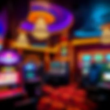 Luxurious gaming floor inside Harrah's St. Louis