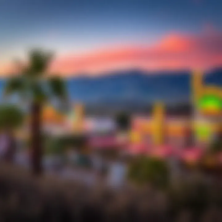 Surrounding Nature of the Casino Scenic view of the surrounding area of the Indian casino in Redding