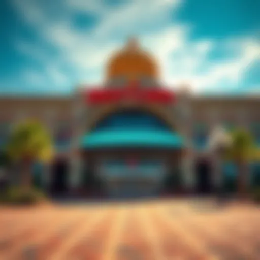 Exterior view of a prominent Indian casino in Sacramento